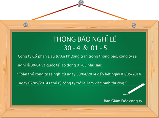 Anysew.vn_lịch nghỉ lễ 30/04-1/05/2014